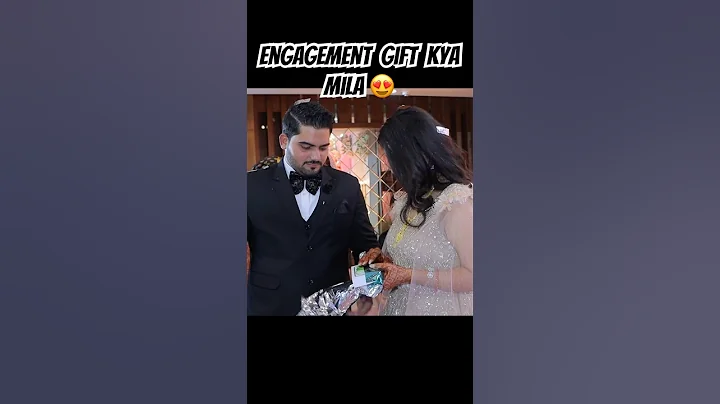 Engagement Gift❤️ #bride #ytshorts #trending #wedding #song