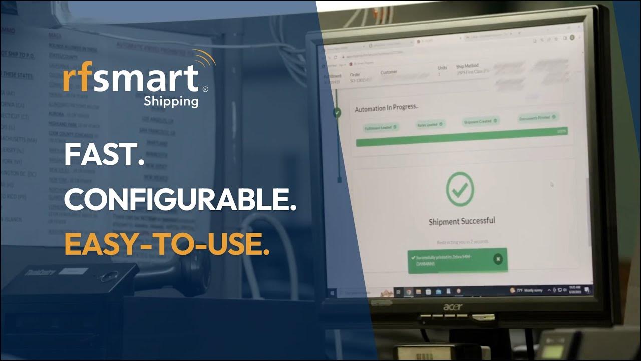 NetSuite Shipping Software by RF SMART in 21 seconds Fast, Easytouse