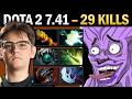 Faceless Void with 29 Kills and Manta - Dota 7.41