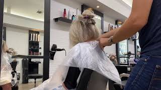 Short Hair Bob Haircut.Platinum Blonde Color #bobhaircut #blondehair #platinumblonde #shorthair