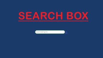 How To Create Search Box using Only HTML & CSS | Awesome CSS Search Box Using Only HTML & CSS