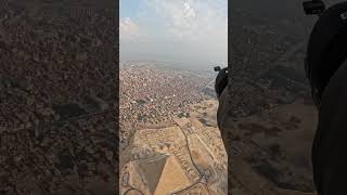 Flying Khafre one of the great pyramids of Egypt with a wingsuit. #egypt #pyramid #travel #adventure