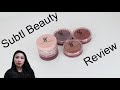 Review: Subtl Beauty Product Line