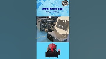 RONGWIN shows you RWA05-1400PC1 panel bender factory workshop and test machine