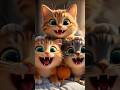 A Cute 3 Baby Cats Exploring the House 🐱🐱🐱#CuteCats #BabyCats #FunnyKittens #CatAdventure #PetComedy