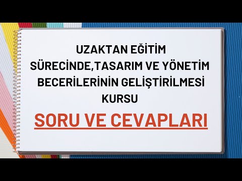 Video: Aşağıdakilerden hangisi eğitim tasarım sürecinin ilk adımıdır?