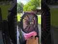 A pink mini fan and light! Yes! #portablefan #minifan #fanwithlight #tiktokshopcreatorpicks