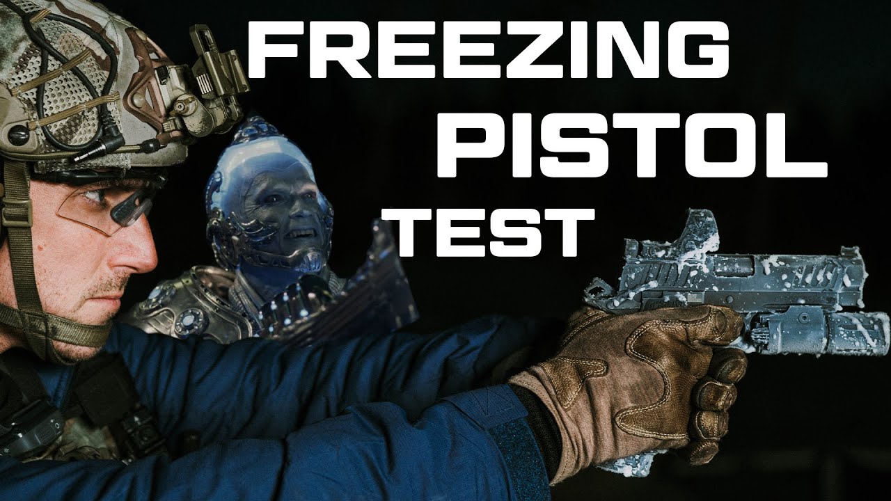 ⁣Freezing Pistol Test (Desert Eagle, Glock, M&P, CZ, Staccato, 1911)