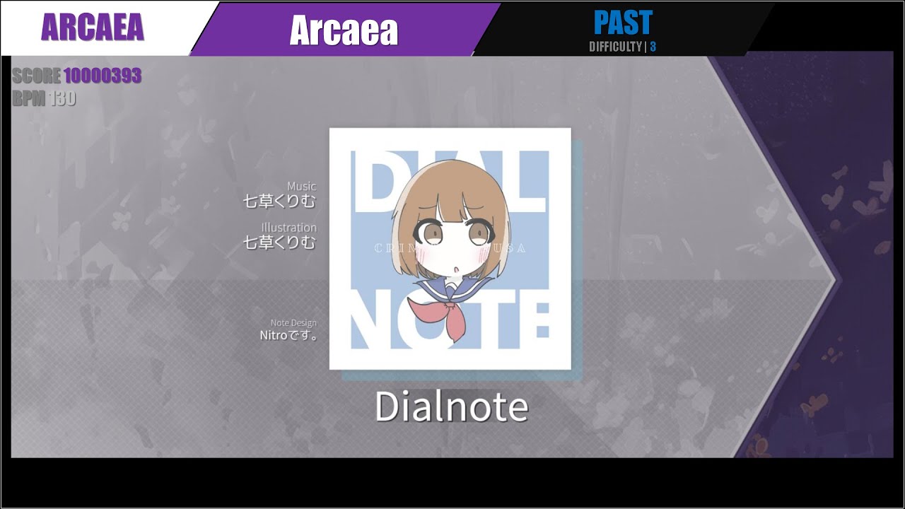[Arcaea] Dialnote (PAST 3) - Arcaea - YouTube