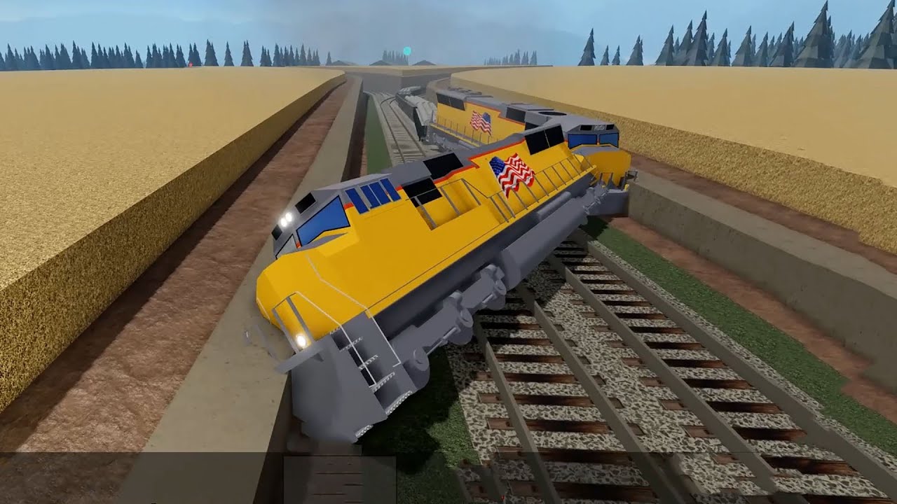 roblox train crash games
