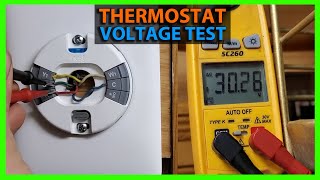 How To Check Power at Thermostat - Furnace & AC Won't Start - Finding Loose Electrical Connection