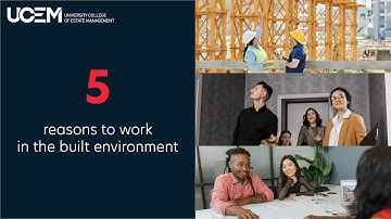 5 reasons to work in the built environment