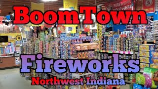 Boomtown Fireworks store tour