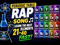 Learn the First 20 Elements of the Periodic Table | Science Rap Song 🔬