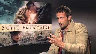 Matthias Schoenaerts Interview Suite Francaise
