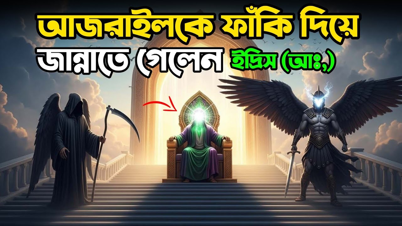 আজরাঈলকে ফাঁকি দিয়ে জান্নাতে গেলো হযরত ইদ্রিস (আঃ)! এক অলৌকিক ঘটনা। Islamic Story