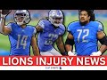 Lions Injury News On Amon-Ra St. Brown, Taylor Decker, Brian Branch &amp; Kerby Joseph | NFL Week 5