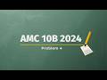 AMC 10B 2024: Problem 4 Breakdown