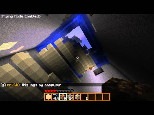 Buzzy Minecraft Sand Falling Stairs - Buzzy