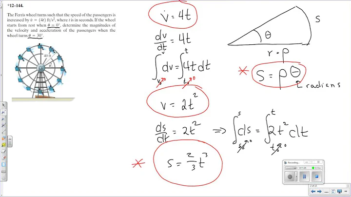 12.144 Dynamics (Cylindrical Coordinates)