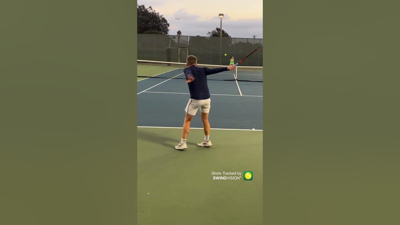 Dude got better backhand than forehand YouTube