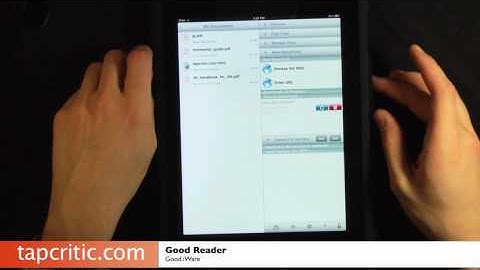 Good Reader iPad Review