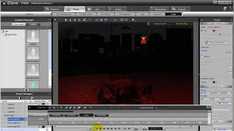 iClone4 Tutorial - Customize Animated Light