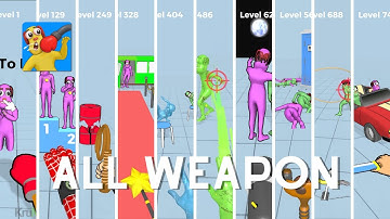 Annoying Uncle Punch Game - All Weapon - Gameplay Walkthrough (Android, IOS)