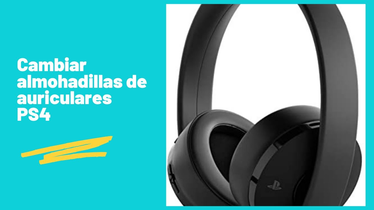 Cambiar almohadillas de auriculares para PS4 