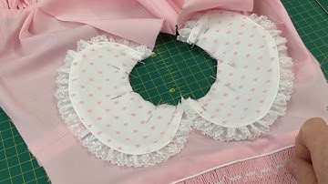 How to make up a smocked dress - step 5