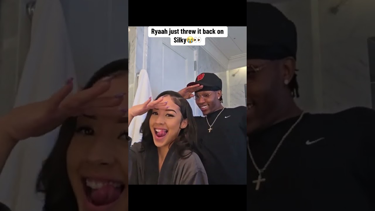 Ryaah just threw it back onSilky😭👀 