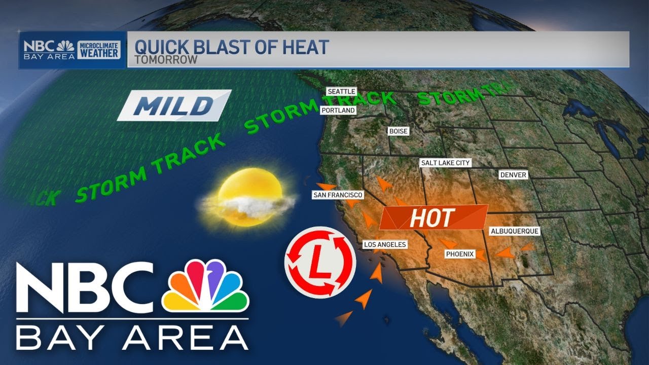 Bay Area forecast: Quick heating Tuesday as temps reach near 100 ...