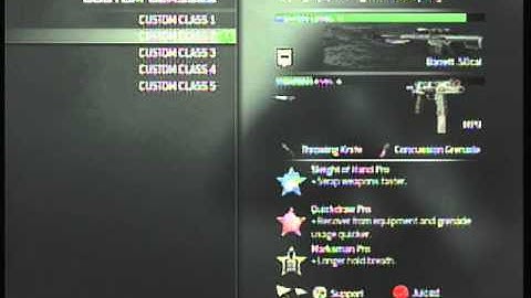 BEST CUSTOM CLASSES AS A LOWER LEVEL MW3