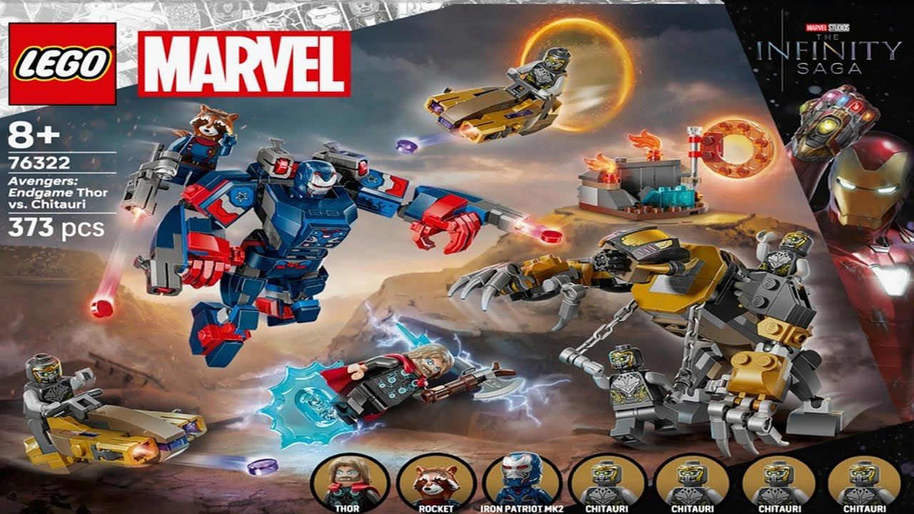 Marvel - Avengers: Endgame Thor vs. Chitauri - Avengers LEGO instructions