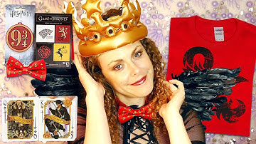 ASMR Unboxing Game of Thrones Fantasy Loot Crate June 2015 Tapping, Scratching, Toy Tingles 15