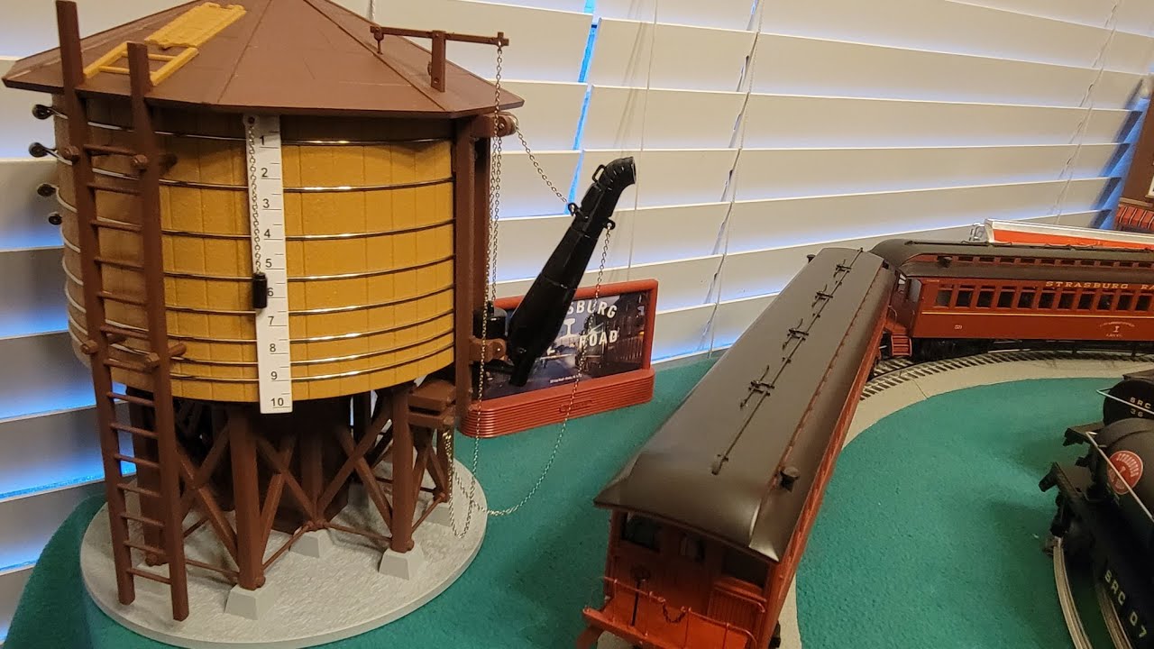 MTH RailKing Operating O Gauge Water Tower Unboxing 3011028 YouTube
