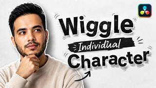 Wiggle Text Effect in DaVinci Resolve | Individual Character Wiggle Tutorial (Hindi)