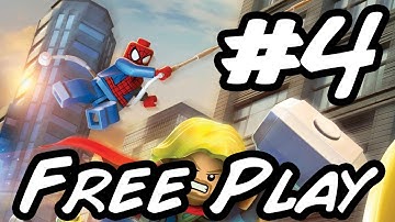 LEGO Marvel Superheroes - Part 4 - Free Play Mode - Xbox One HD Gameplay Walkthrough