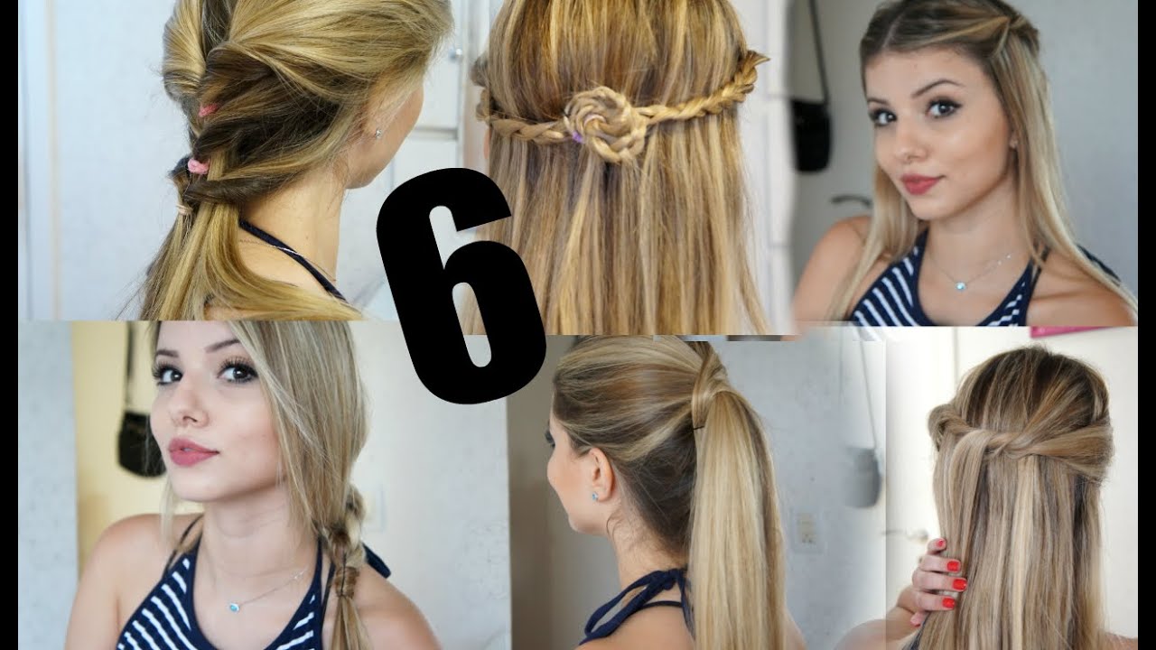 6 PENTEADOS INCRÍVEIS para GAROTAS PREGUIÇOSAS