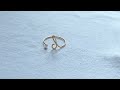 How to make ring/making simple wire alphabet ring /small letter d ring /wire initial ring/adjustable