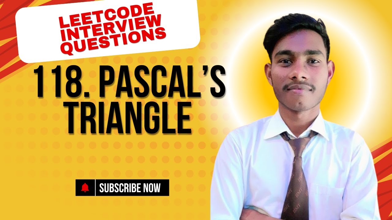 pascal's triangle - leetcode 118 - javascript -... Pascal's Triangle || (Leetcode 118) || Easy Explanation || java ...