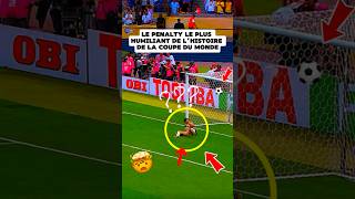 Le penalty le PLUS humiliant de l’histoire de la Coupe du monde 😳⚽ #foot