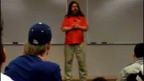 Richard Stallman at UCSD: Must use GNU/Linux name