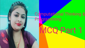 MCQ Part 1.Based on Computational Thinking & Programming .File in PYTHON. HPSC PGT/ EMRS/KVS.