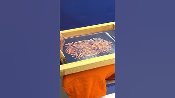 HOW TO FLOCK SCREEN PRINTING #shorts