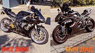 YAMAHA YZF R1 RN12 (2005) vs RN19 (2008) | Which One Sounds The Best On YOSHIMURA Exhaust System❓