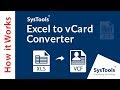 SysTools Excel to vCard Converter - How to Convert Excel Spreadsheet Contacts into VCF Format