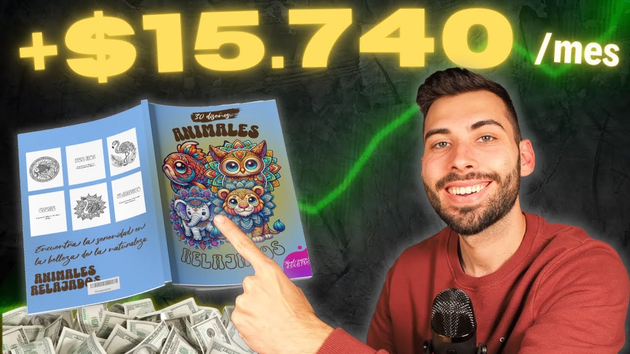 Crea tu LIBRO de Colorear por IA 🖌️ Tutorial FÁCIL para Ganar DINERO con Amazon KDP