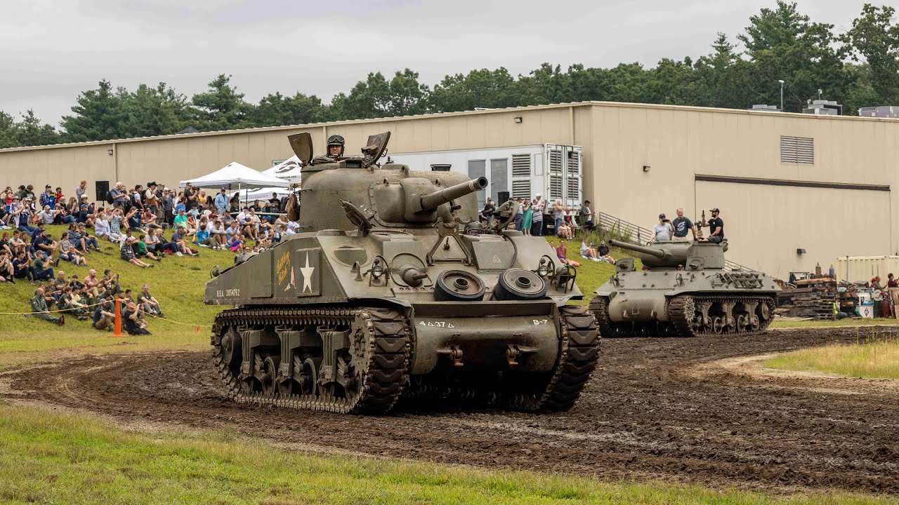 American Heritage Museum tank demo weekend 8/17/24 - YouTube