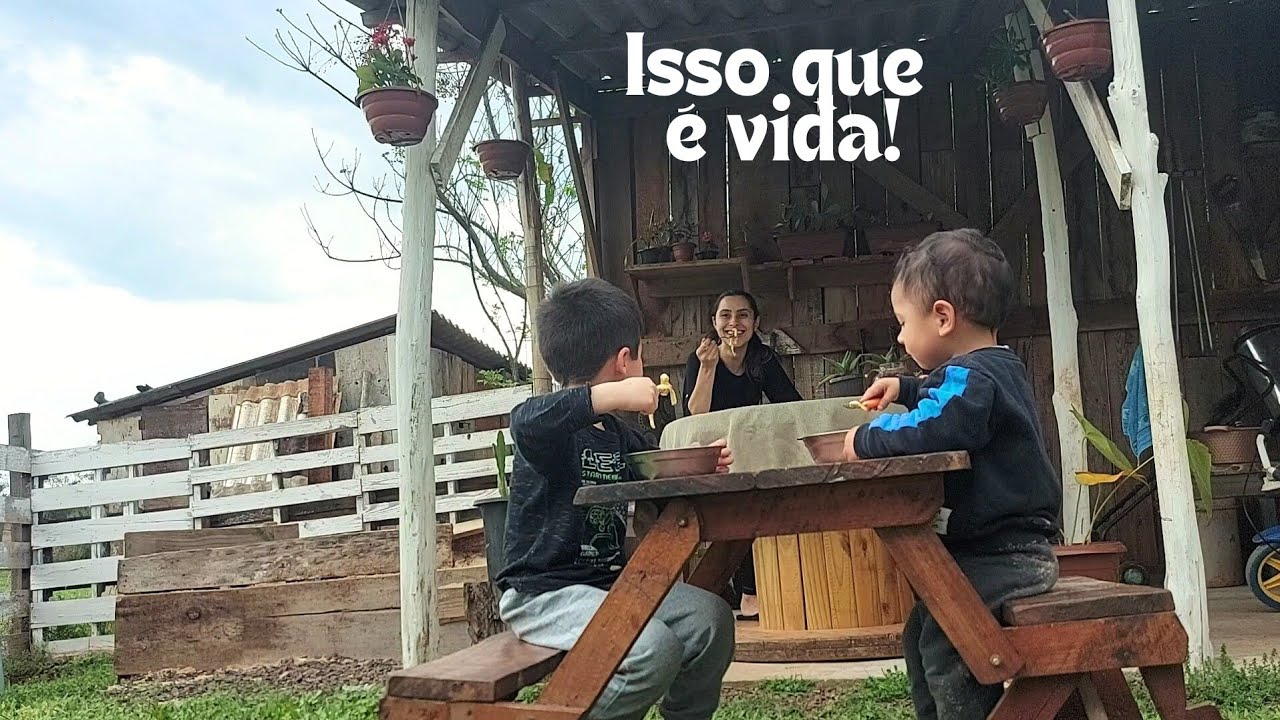 Criando um dia tranquilo em casa com massa fresca.